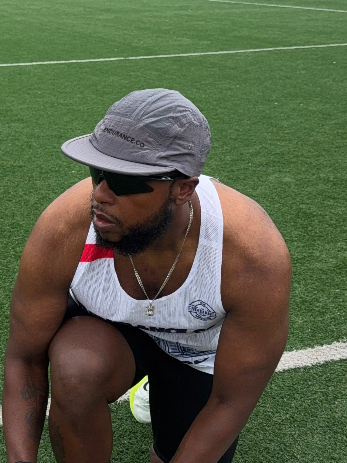 Reflective Grey Endurance 5 panel cap